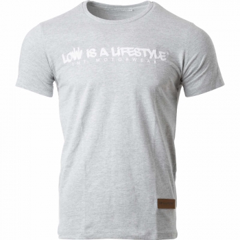 LOW iS A LiFESTYLE® Statement T-Shirt - Grey